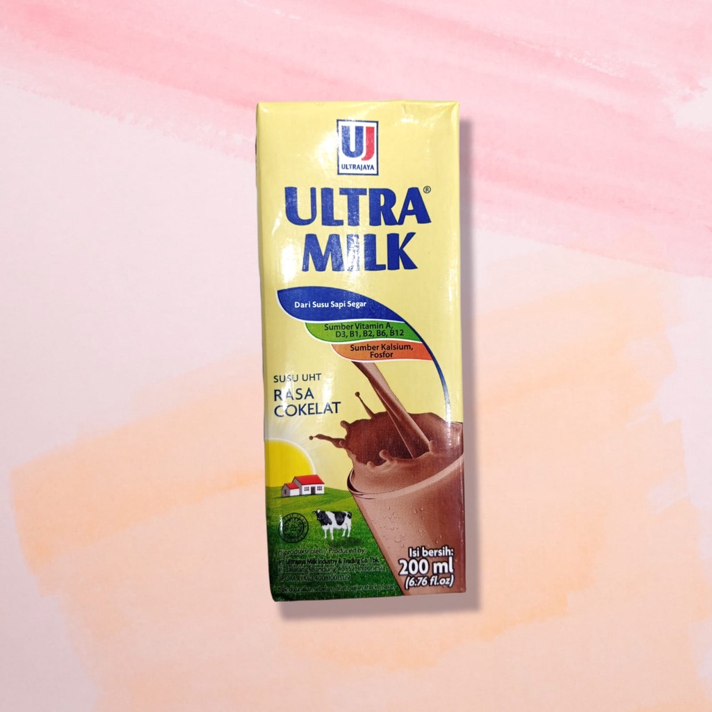 

ULTRA MILK SUSU UHT RASA COKELAT 200 ml