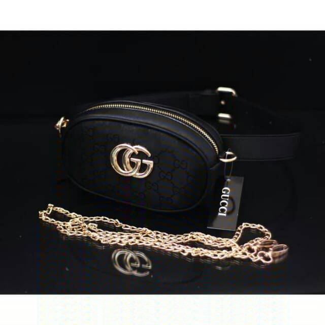 Tas Wanita Tas Batam Import Gucci Belt Nagita Mini Canvas IB