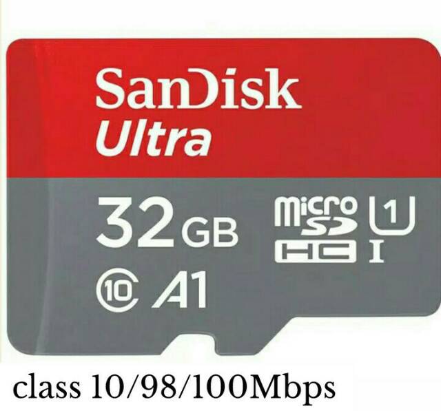 Memory card sandisk 16Gb 32Gb 64Gb CLASS 10/80Mbps | CLASS10 98/100Mbps MMC SANDISK