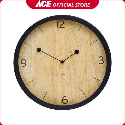 ACE - Umbra 30.5 Cm Jam Dinding Natural - Hitam tersedia stok