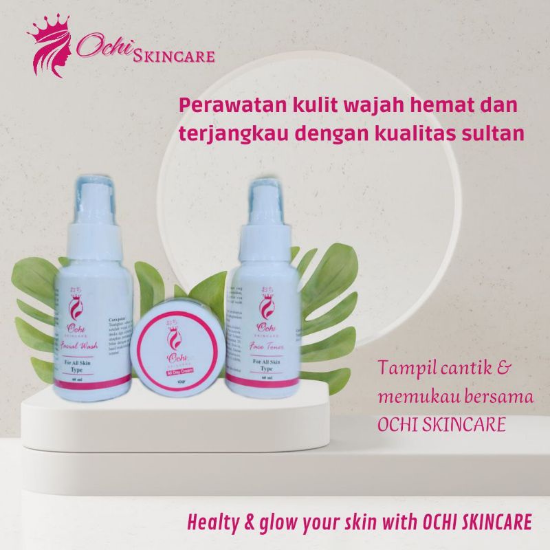 Ochi Skincare ochi skincare krim glow krim pemutih wajah krim dokter Cream Glowing Paket Skincare BP