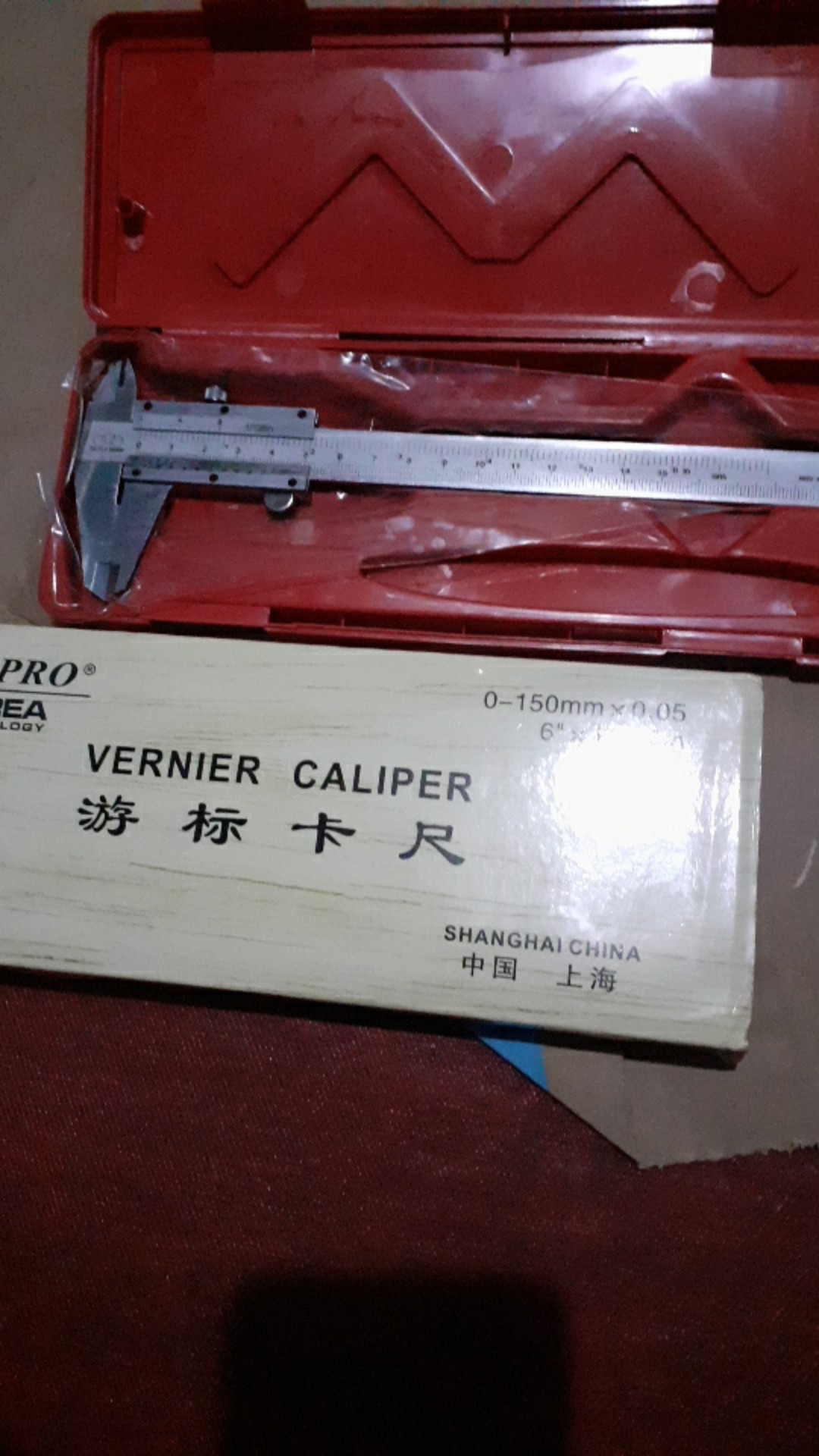Sigmat Besi Manual / Vernier Caliper / Jangka Sorong Manual 6 Inch