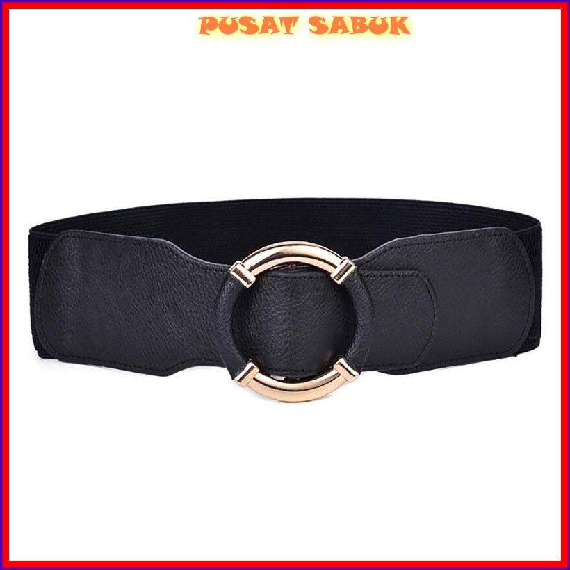 Belt Gesper Sabuk Wanita Obi Besar Karet Women Ikat Pinggang Fashion Elastis Korea Cewek Cantik Oby Jumbo Hitam Kekinian Mewah Impor Murah Grosir Corset Gasper Pesta Korset Ekslusif Gratis Ongkir Cod Jakarta Surabaya