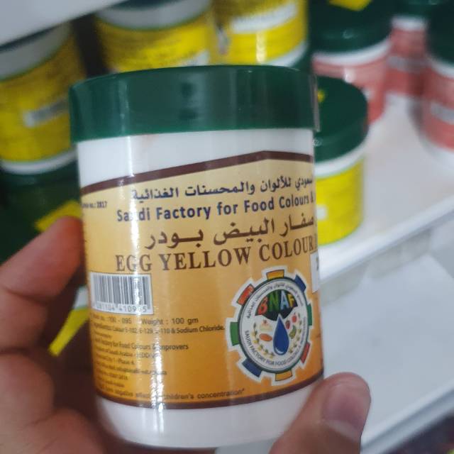 

Egg Yellow Colour 100gram