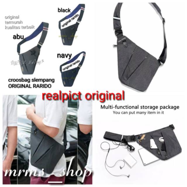 Tas selempang crossbag cordura nylon impor