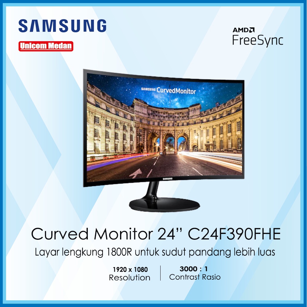 MONITOR SAMSUNG C24F390FHE