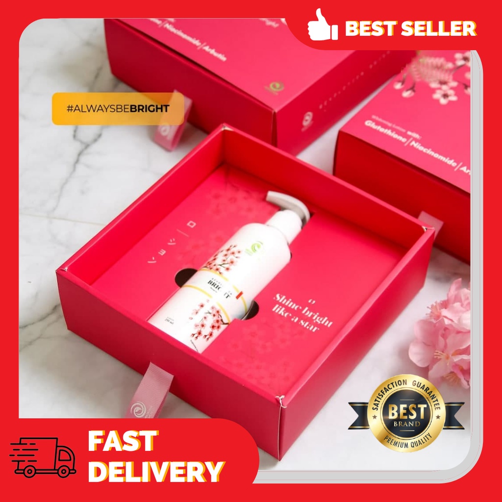 REVOLUTION BRIGHT - Body Lotion Skincare Pencerah Pemutih Pelembab Kulit Badan Tidak Lengket Anti-Ai