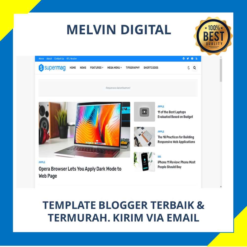 Supermag Blogger Template - blogger | blogspot | Template