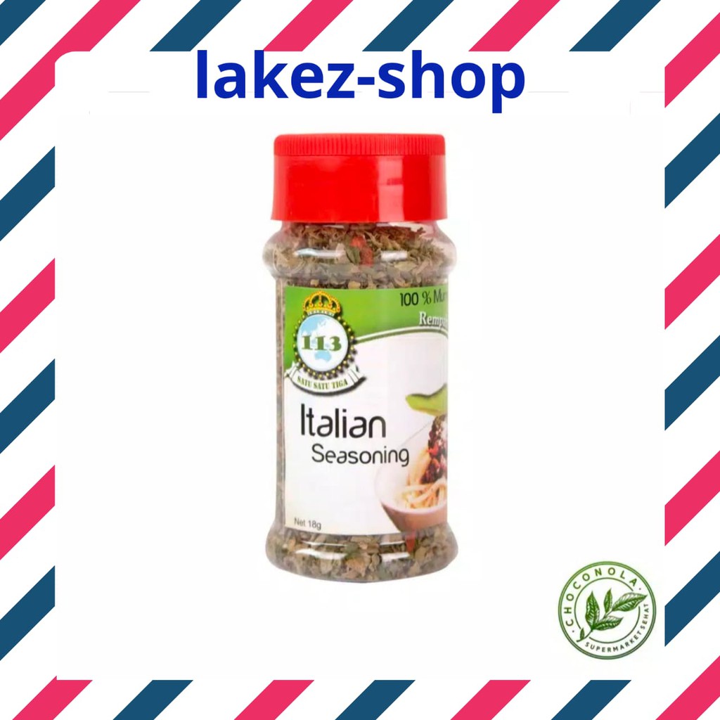 

113 "satu satu tiga" Italian Seasoning/ mix herb / bumbu masak 18g