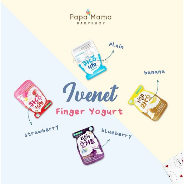 Ivenet Finger Yoghurt 20g Cemilan Baby makanan Bayi