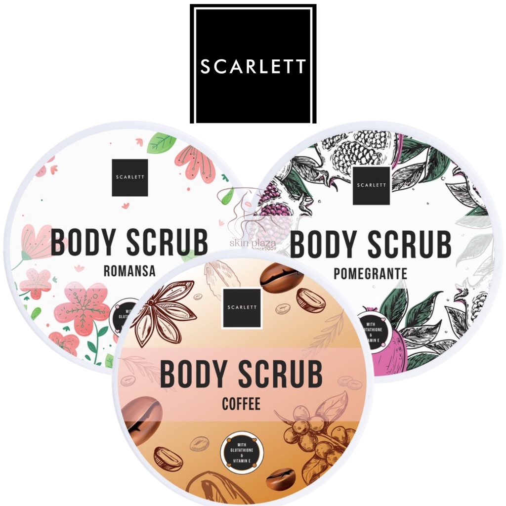 Scarlett Whitening Age Delay Body Lotion Shower Scrub Facial Wash Eye Serum Cream Toner Mugwort Soothing &amp; Hydrating Gel Mask Glow Mini Series Felicya Angelista Free Gif