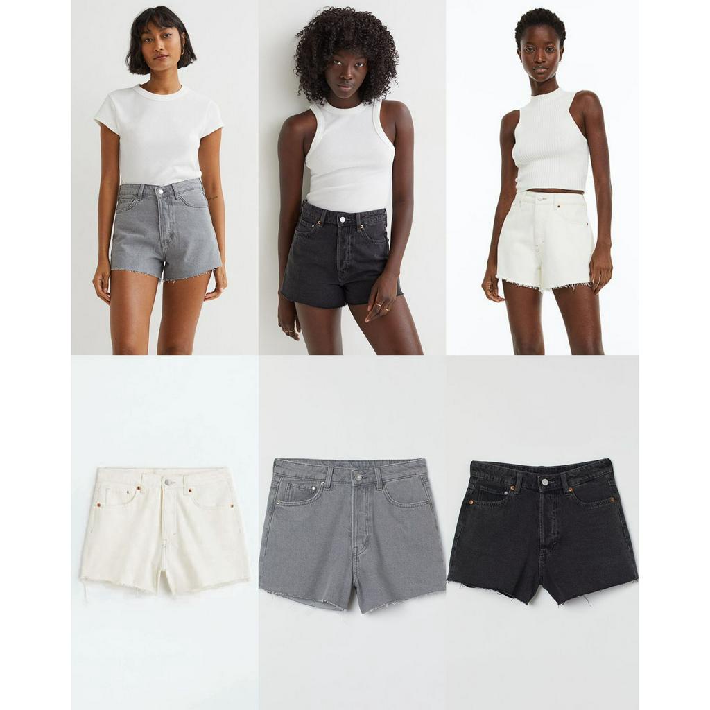 H&amp;M Curvy Fit Vintage Jeans Shorts