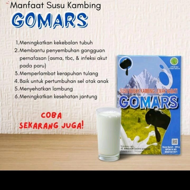 

GOMARS Susu Kambing Etawa Bubuk