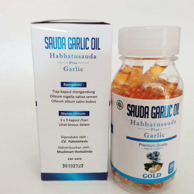 

SAUDA GARLIC OIL 100 kapsul mengobati hipertensi kolesterol mencegah stroke serangan jantung dll