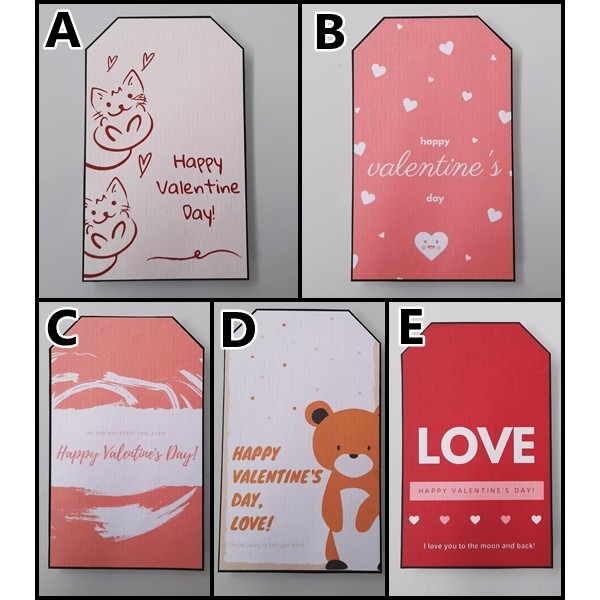 

READY STOCK! KARTU UCAPAN / GIFT TAG EDISI VALENTINE - HARI KASIH SAYANG