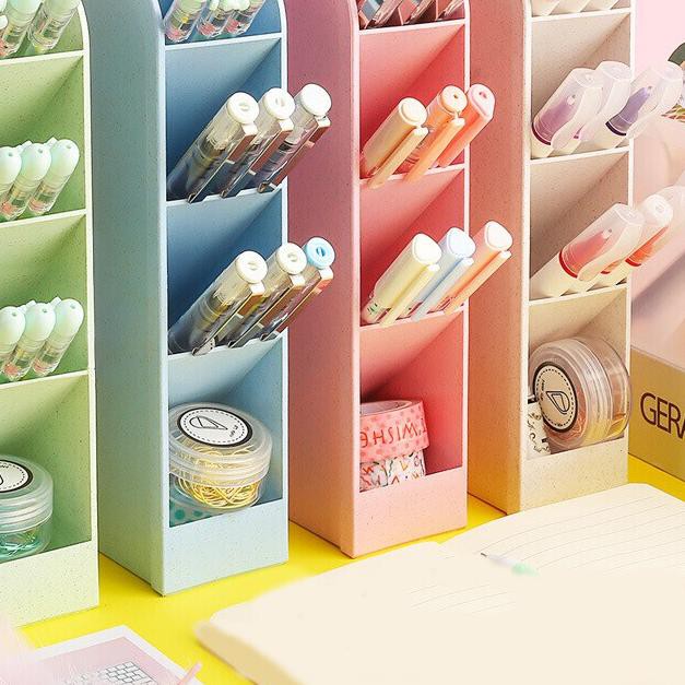 ➩ AONEZ Holder pen rak pensil 4 tingkat multifungsi ➳