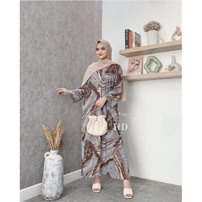 daster long lengan panjang LD 120 PB 130 bawah mata kaki, daster panjang viral kekinian, daster rayon busui terlaris ARBANI COLECTION-6