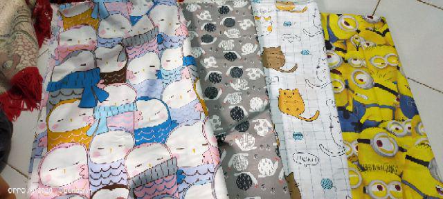 Chibi Cat - Kain Katun Lokal Star Bintang Kecil