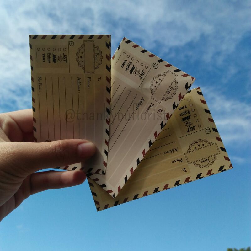 

Stiker label pengiriman paket