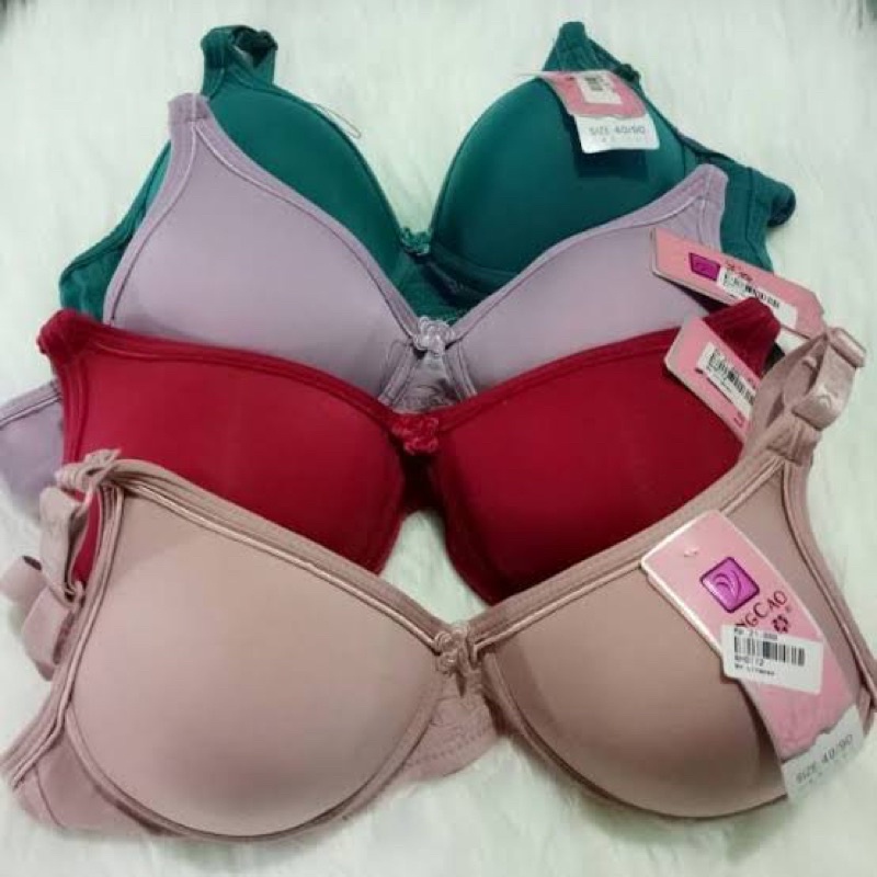 BH LingCao Bra Ling Cao A5 Tanpa Kawat Busa tipis Original