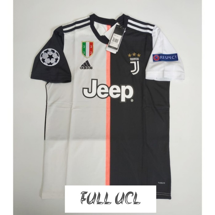 FULL PATCH UCL JERSEY JUVE HOME 2019 