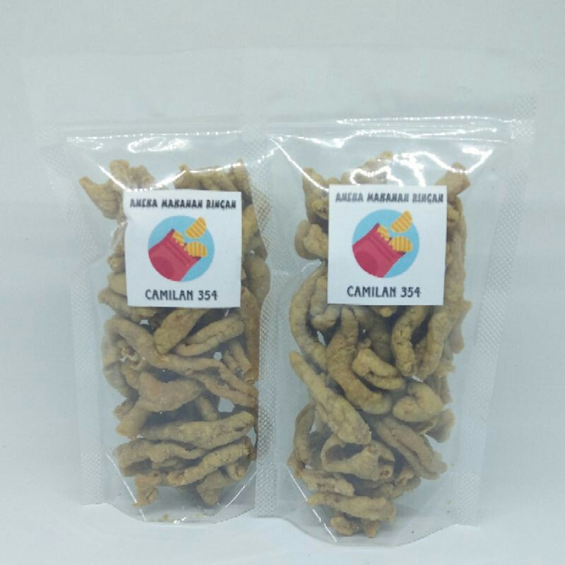 

[10 GRATIS 1] Keripik Usus Krispi Original - 60gr / Keripik Gurih Renyah