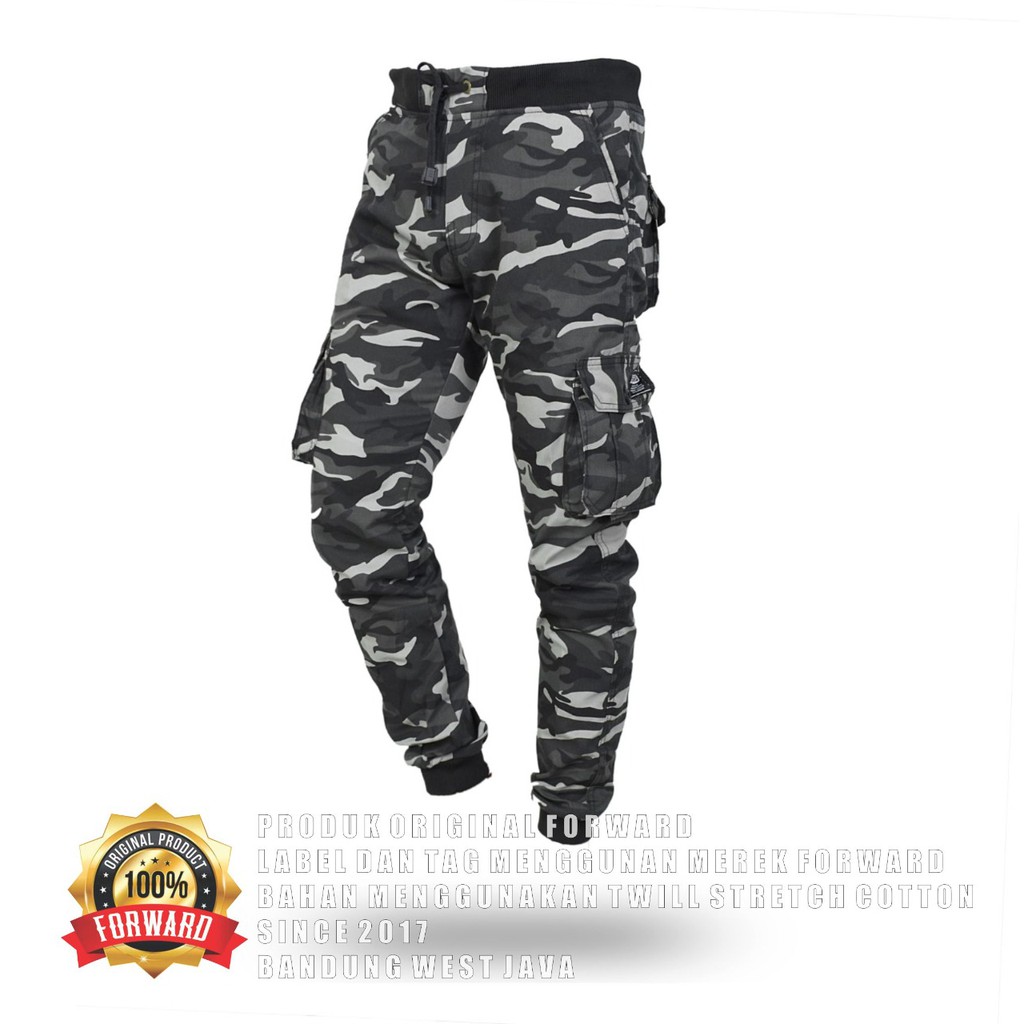 Celana Cargo Joger Jogger panjang camo army