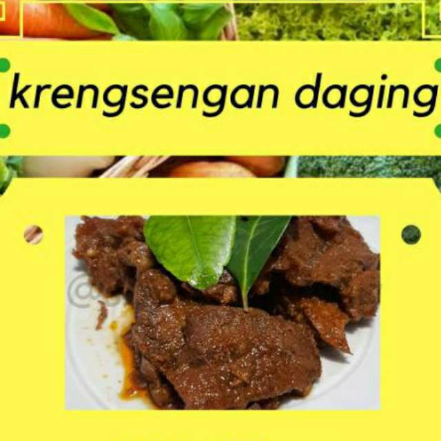 

Krengsengan Daging Sapi Tanpa Lemak