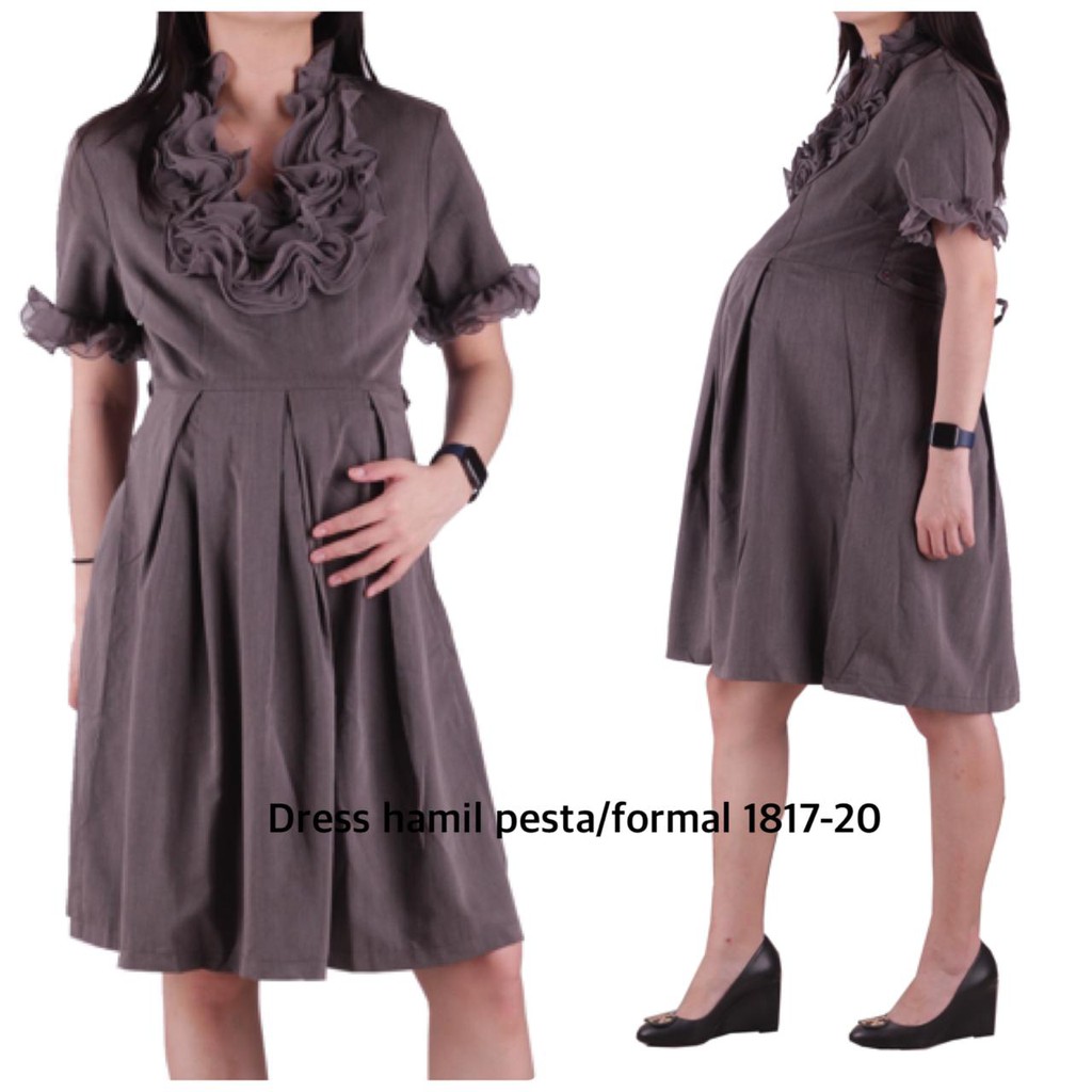 Dress hamil pesta/formal 1817 baju hamil