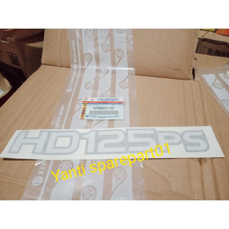 Stiker HD125PS original MITSUBISHI