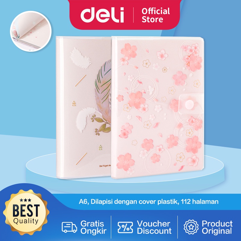 

Deli Leather Notebook / Buku Tulis Buku Catatan A6 112 Halaman Sampul Kulit Warna Pastel SZ027 SZ03X