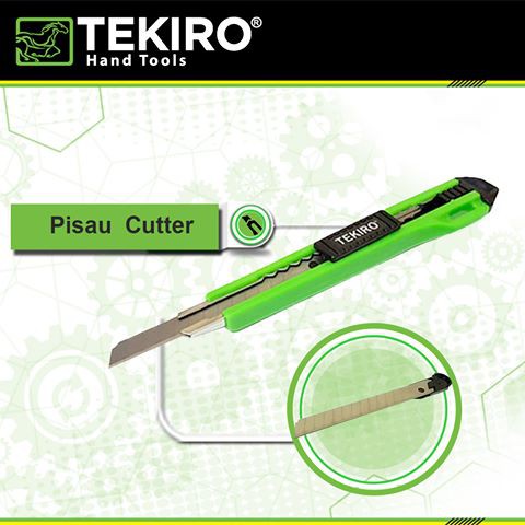 Tekiro Cutter Kecil 9mm / Kater Kecil Tekiro 9mm / Cutter Tekiro / Original Tekiro Made in Japan