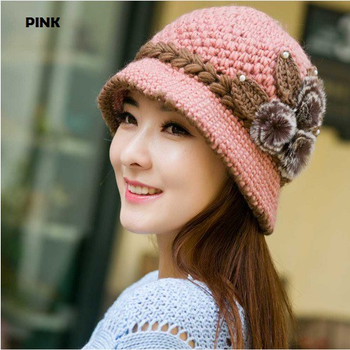 Topi wool wanita untuk musim dingin / winter trendy 003