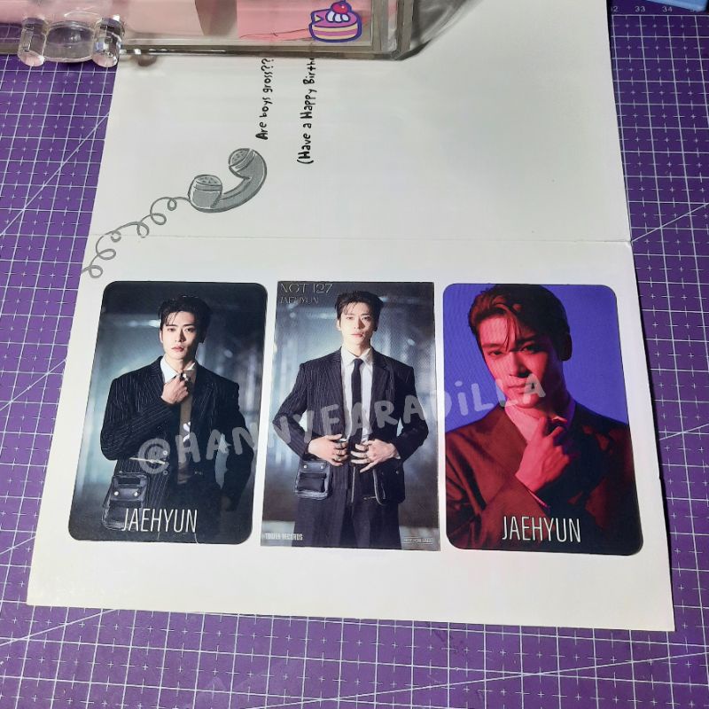 Photocard PC Jaehyun Loveholic NCT 127 B1 B2 Bene Tower Records