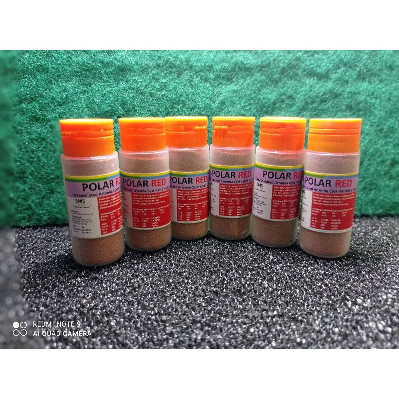 Polar Red Artemia 20 gr/pakan burayak tanpa tetas/instan