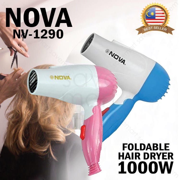 `ღ´ PHINKL `ღ´ hair dryer lipat mini nova pengering rambut cetar