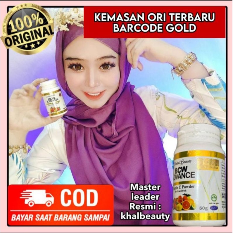 ORI BCW ADVANCE KEMASAN PINK TERBARU- BOOSTER C WHITENING VITAMIN C POWDER PEMUTIH PENCERAH KULIT SE