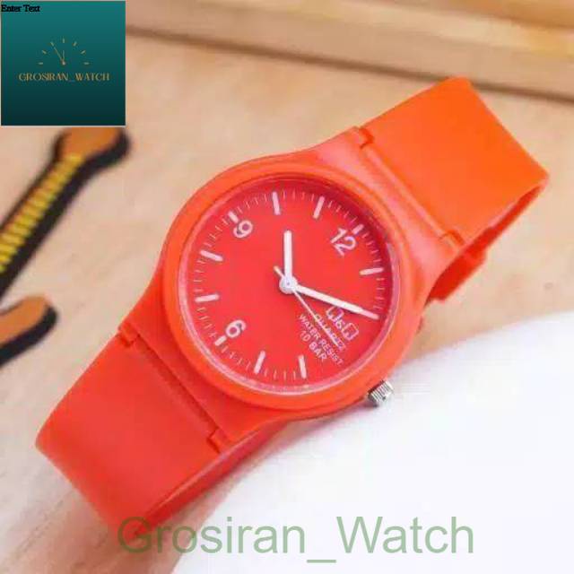 Hot Sale Jam Tangan Anti Air Q&amp;Q jelly drink strap rubber [G_W]