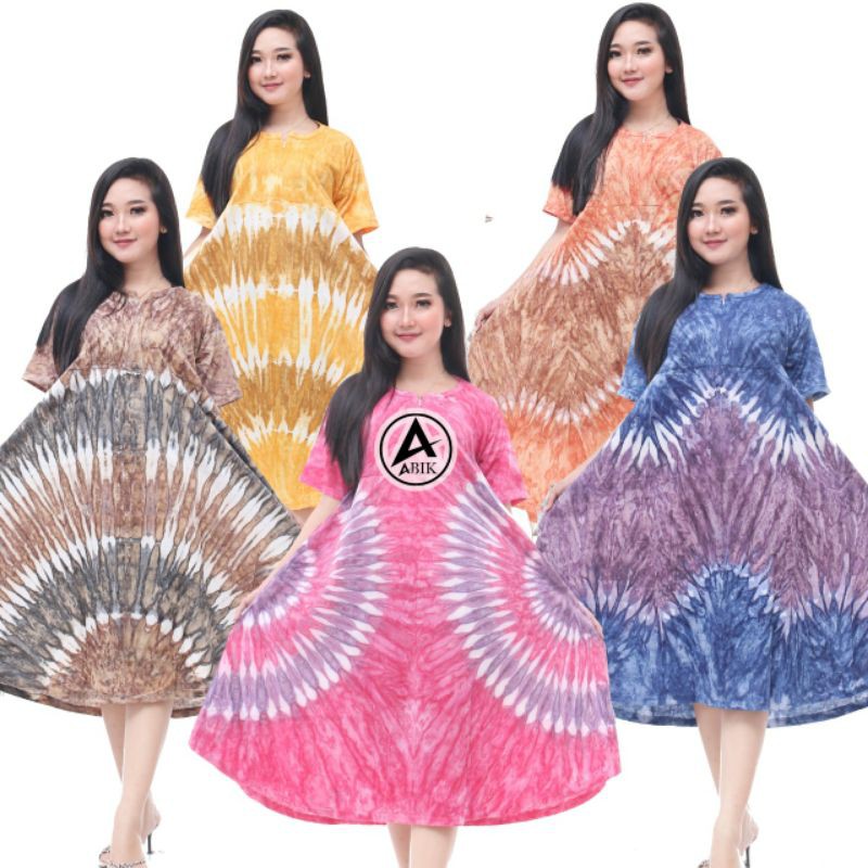 DASTER KAOS JUMBO PAYUNG TIEDYE MURAH ADEM CANTIK