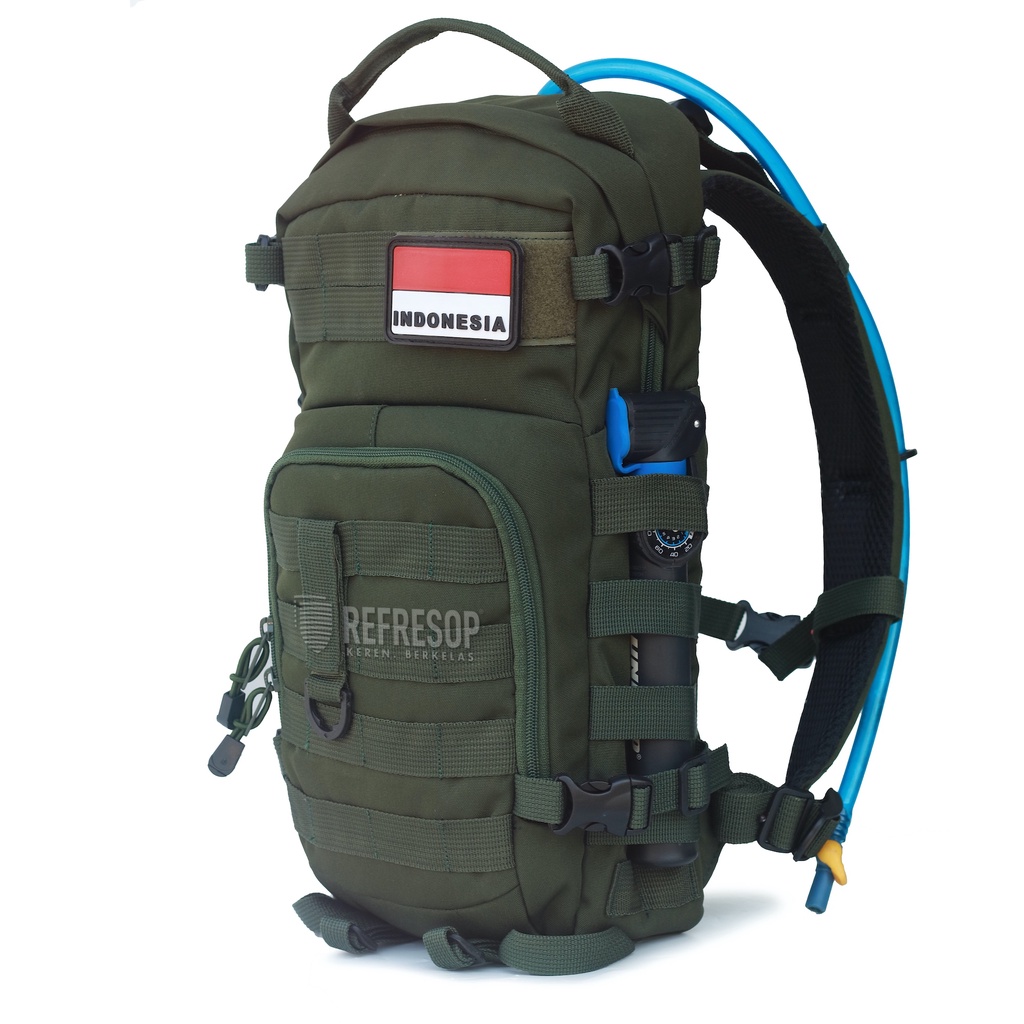 REFRESOP Original PX210 Tas Ransel Army Sepeda Hydropack Tactical - Hijau