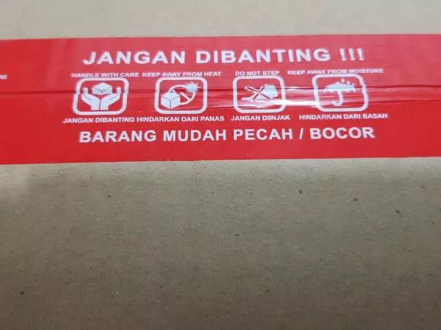 LAKBAN FRAGILE - LAKBAN JANGAN DI BANTING - GROSIR LAKBAN TERMURAH - PROMO LAKBAN TERMURAH