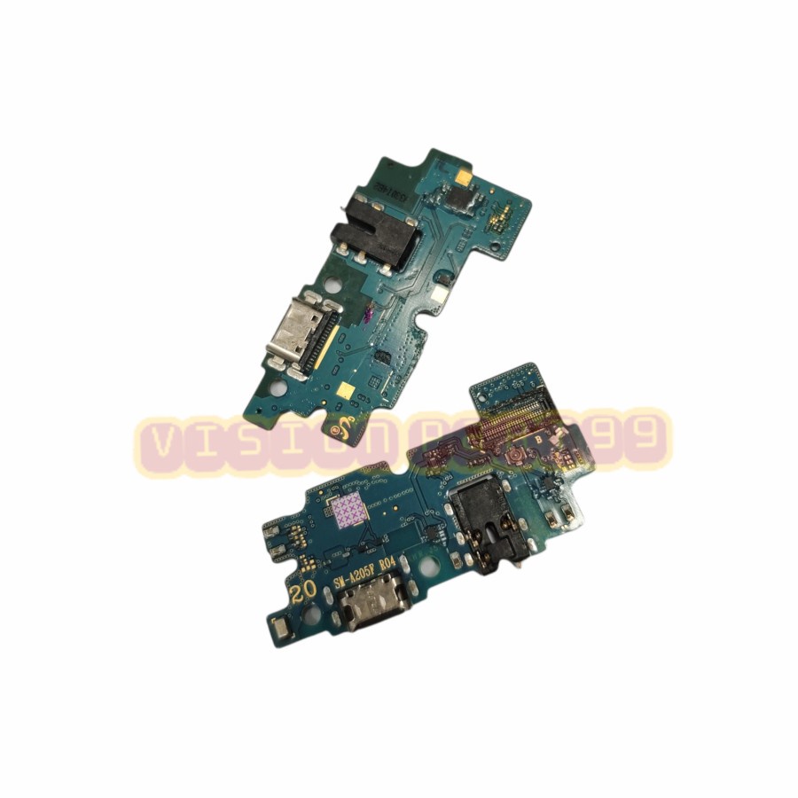FLEXIBEL FLEXIBLE CONNECTOR CHARGER HANDSFREE HF + MIC SAMSUNG A20 A205 A205F ORIGINAL