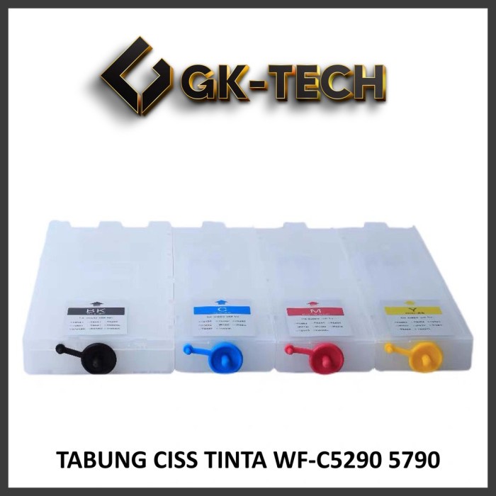 Tabung Tinta Ciss Epson Wf-C5790 Wf-C5290 Tanpa Chip Murah