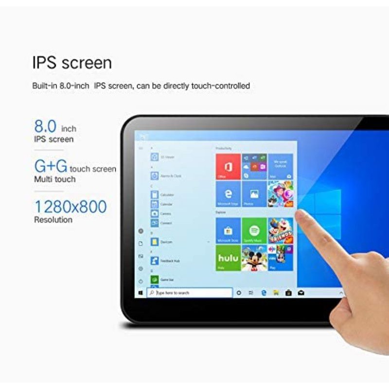 Pipo X2 Mini PC 8&quot; 2GB/64GB Intel Quadcore Touch WIFI HDMI Windows