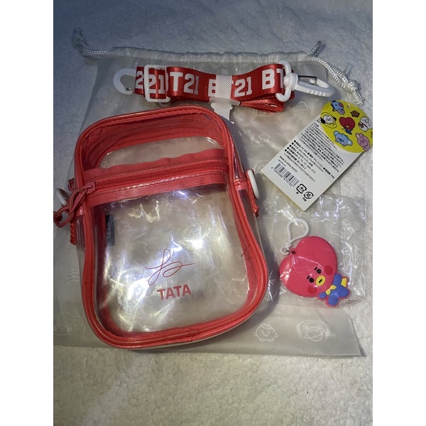 READY PRELOVED OFFICIAL BT21 JAPAN PVC BAG TATA