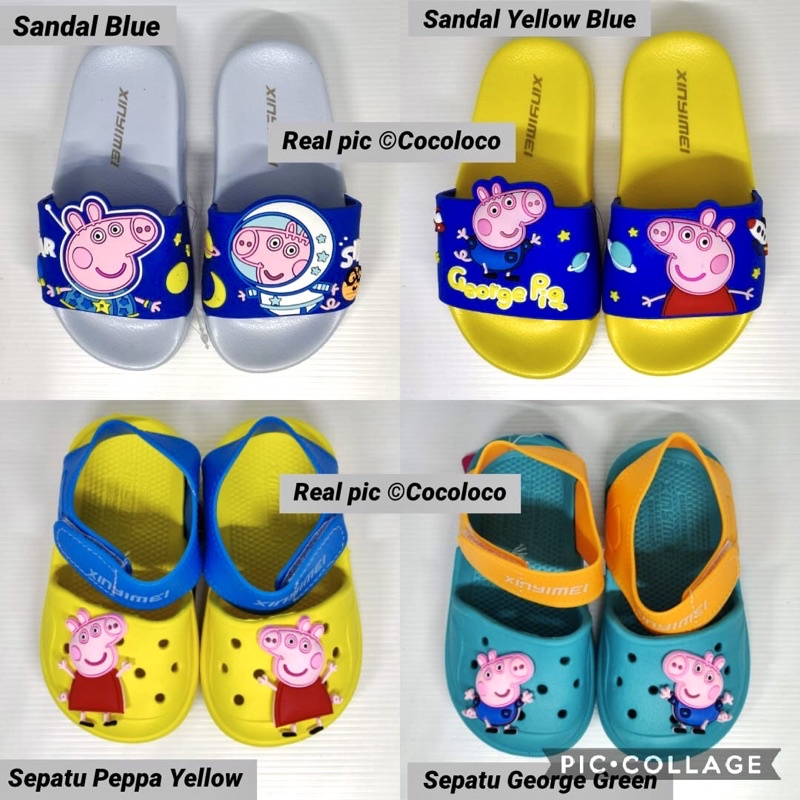 Sandal Sepatu *Peppa *Peppapig* Kid Shoes