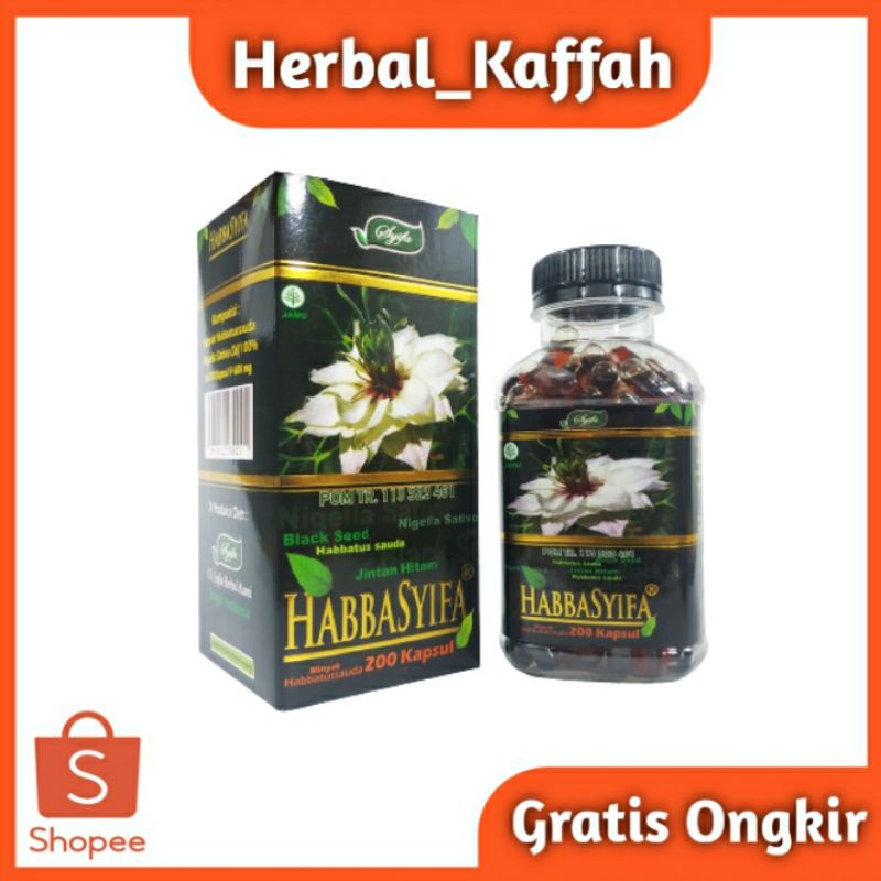 Habbatussauda habbasyifa 200 kapsul original