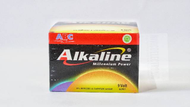 Baterai ABC alkaline kotak 9v