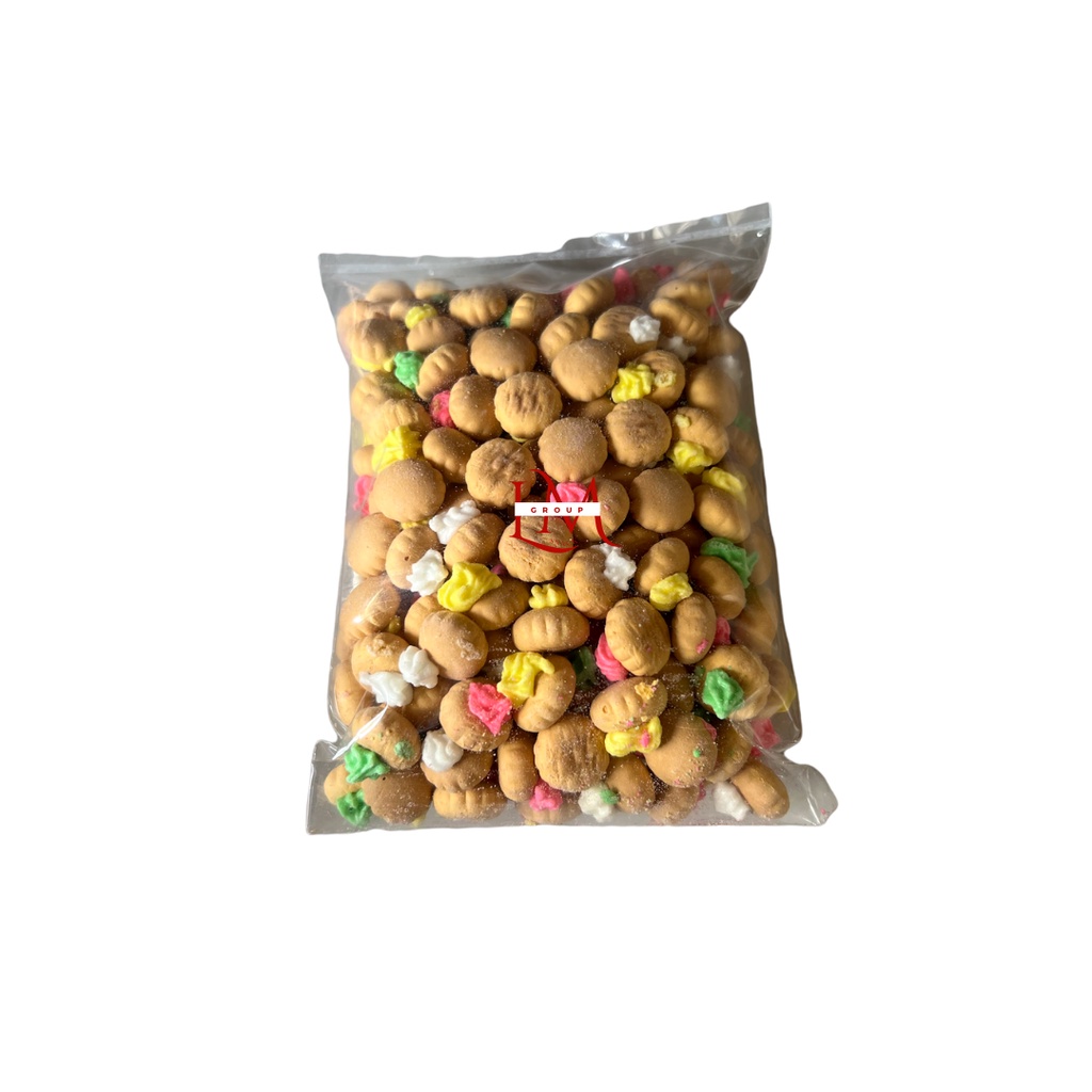 Gem Rose Biskuit Kembang Gula Snack Kiloan Premium LM @250gr