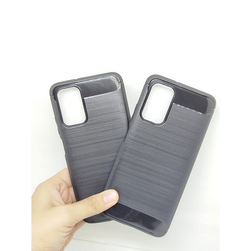 Case Slim Fit Carbon Xiaomi Redmi 9T 6.53 inchi Softshell Fiber Multi Carbon Anti Melar